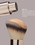 Anastasia Beverly Hills Impeccable Foundation & Face Brush obojestranski univerzalen make-up čopič 1 kos