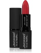 Antipodes Moisture-Boost Natural Lipstick hranilna šminka odtenek Remarkably Red 4 g