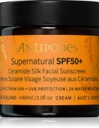 Antipodes Supernatural SPF50+ Ceramide Silk Facial Sunscreen zaščitna krema za obraz s ceramidi SPF 50+ 60 ml
