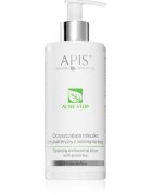 Apis Natural Cosmetics Acne-Stop Home TerApis čistilno mleko za odstranjevanje ličil z zelenim čajem 300 ml