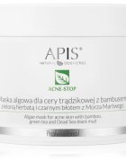 Apis Natural Cosmetics Acne-Stop Professional čistilna in mehčalna maska za mastno k aknam nagnjeno kožo 100 g