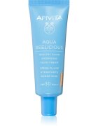 Apivita Aqua Beelicious Tinted Fluid SPF30 lahki tonirani fluid za osvetlitev kože SPF 30 40 ml