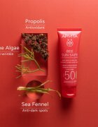 Apivita Bee Sun Safe Anti-Spot and Anti-Age Tinted Face Cream SPF50 zaščitna tonirana krema za obraz SPF 50 odtenek Tinted 50 ml