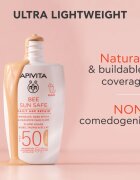 Apivita Bee Sun Safe Daily Age Repair Tinted Fluid SPF50 tonirana zaščitna krema SPF 50 50 ml