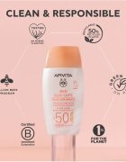 Apivita Bee Sun Safe Daily Age Repair Tinted Fluid SPF50 tonirana zaščitna krema SPF 50 50 ml
