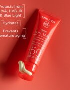 Apivita Bee Sun Safe Hydra Fresh Face Gel-Cream SPF50 vlažilna gel krema SPF 50 50 ml