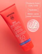 Apivita Bee Sun Safe Hydra Fresh Milk SPF50 losjon za sončenje za obraz in telo SPF 50 100 ml