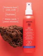 Apivita Bee Sun Safe Hydra Melting Ultra-Light Spray SPF30 zaščitni losjon za sončenje v pršilu SPF 30 200 ml