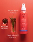 Apivita Bee Sun Safe Hydra Melting Ultra-Light Spray SPF30 zaščitni losjon za sončenje v pršilu SPF 30 200 ml