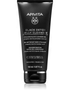 Apivita Cleansing Black Detox Jelly Cleanser čistilni gel z aktivnim ogljem 150 ml