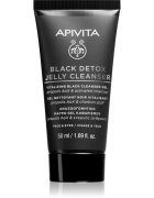Apivita Cleansing Black Detox Jelly Cleanser čistilni gel z aktivnim ogljem 50 ml