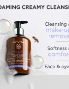 Apivita Cleansing Foaming Cleanser nežna čistilna pena 300 ml