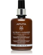 Apivita Cleansing Milk Face & Eyes čistilno mleko 3 v 1 za obraz in oči 300 ml