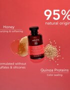 Apivita Color Seal Shampoo šampon za zaščito barvanih las brez sulfatov 250 ml