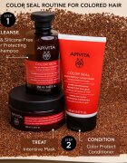 Apivita Color Seal Shampoo šampon za zaščito barvanih las brez sulfatov 250 ml
