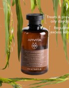 Apivita Dandruff Relief Oily Dandruff Dermatological Shampoo šampon proti prhljaju za mastne lase 250 ml