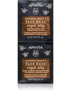 Apivita Express Beauty Anti-aging Face Mask Royal Jelly revitalizacijska maska za obraz z učvrstitvenim učinkom 2x8 ml