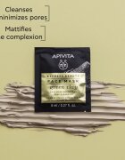 Apivita Express Beauty Cleansing Face Mask Green Clay čistilna in gladilna maska za obraz z zeleno ilovico 2x8 ml