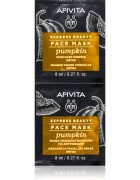 Apivita Express Beauty Detox Face Mask Pumpkin razstrupljevalna maska za obraz 2x8 ml