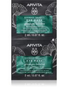 Apivita Express Beauty Eye Mask Gingko Biloba maska za predel okoli oči proti temnim kolobarjem 2x2 ml