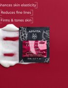 Apivita Express Beauty Firming Face Mask Grape maska proti gubam za učvrstitev obraza 2x8 ml