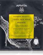 Apivita Express Beauty Lifting Tissue Face Mask Mastic maska iz platna z lifting učinkom 15 ml