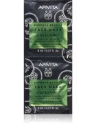 Apivita Express Beauty Moisturizing Face Mask Cucumber intenzivno vlažilna maska za obraz 2x8 ml