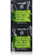 Apivita Express Beauty Moisturizing Face Mask Prickly Pear pomirjajoča maska za obraz z vlažilnim učinkom 2x8 ml