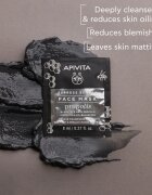 Apivita Express Beauty Purifying Face Mask Propolis črna čistilna maska za mastno kožo 2x8 ml