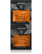 Apivita Express Beauty Radiance Face mask Orange maska za posvetlitev za obraz 2x8 ml
