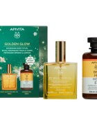 Apivita Golden Glow božični darilni set za nežno in gladko kožo