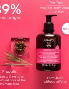 Apivita Intimate Plus Cleansing Gel nežni penasti gel za umivanje za intimno higieno 300 ml