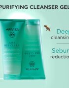 Apivita Just Bee Clear Purifying Cleanser Gel čistilni gel za obraz proti aknam 200 ml