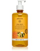 Apivita Mini Bees Gentle Kids Shower Gel Orange&Honey gel za prhanje za telo in lase za otroke 500 ml