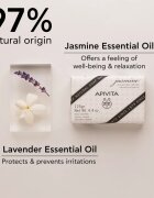 Apivita Natural Soap Jasmine čistilno trdo milo 125 g