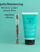 Apivita Oily Roots & Dry Ends Balancing Conditioner balzam za mastno lasišče in suhe konice 150 ml