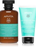 Apivita Oily Roots & Dry Ends set za mastno lasišče in suhe konice
