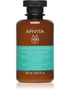 Apivita Oily Roots & Dry Ends Shampoo šampon za mastno lasišče in suhe konice las 250 ml