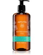 Apivita Refreshing Fig Shower Gel osvežujoč gel za prhanje z eteričnimi olji 500 ml