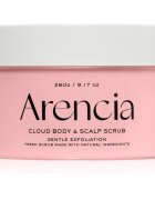 Arencia Fresh Cloud Lavender & Pear nežni piling za telo za lase in telo 260 g