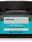 Arganicare Argan Oil & Shea Butter Hair Masque vlažilna in hranilna maska za suhe in poškodovane lase 500 ml