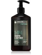Arganicare For Men 2-In-1 Shampoo & Body Wash gel za prhanje in šampon 2v1 za moške 400 ml