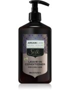 Arganicare Silk Protein Leave-In Conditioner balzam brez spiranja za kodraste lase 400 ml