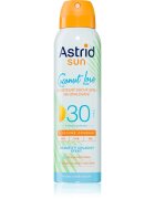 Astrid Sun Coconut Love nevidno pršilo za sončenje SPF 30 z visoko UV zaščito 150 ml