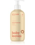 Attitude Baby Leaves Pear Nectar gel za prhanje in šampon 2v1 z vonjem hruškovega soka 473 ml