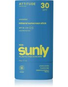 Attitude Sunly Kids Sunscreen Stick mineralna krema za sončenje v paličici za otroke SPF 30 60 g