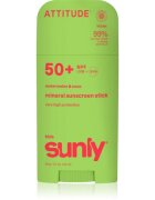 Attitude Sunly Kids Watermelon & Coco mineralna zaščitna krema za obraz in telo v paličici SPF 50+ 60 g