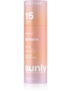 Attitude Sunly Lip Balm zaščitni balzam za ustnice SPF 15 Coconut 8.5 g