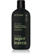 Attitude Super Leaves Matcha & Bergamot šampon in balzam 2 v 1 za moške 415 ml