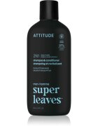 Attitude Super Leaves Men's Shampoo and Conditioner 2-in-1 šampon in balzam 2 v1 za moške Eucalyptus & Sage 415 ml